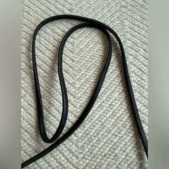 Vintage Coach Dinky Crossbody Bag Black Leather Turlock - Picture 6 of 10